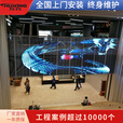 互兴全彩LED透明屏室内户外高亮电子广告显示屏高透光大屏幕橱窗展示冰屏格栅屏玻璃幕墙（透明格栅屏-定制） G10.4-10.4定制方案-定金（咨询报价定制）