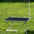 WELLHIKESWS户外峡谷二单元IGT桌多功能折叠复古银边铝合金便携茶几两桌板 峡谷二单元IGT桌