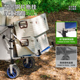 疆屿2025新款巨型露营车户外折叠聚拢摆摊野餐旅行快递小推车儿童可躺 咖啡【聚拢旅途者】四轮快拆 全车10静音轴承