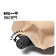 牧高笛（MOBIGARDEN）水瓶防潮垫 户外露营自动充气垫可拼接隔凉睡垫气垫床防潮垫 暖沙色/单人加厚6CM