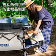 疆屿2025新款巨型露营车户外折叠聚拢摆摊野餐旅行快递小推车儿童可躺 咖啡【聚拢旅途者】四轮快拆 全车10静音轴承