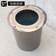山头林村气化炉内胆无烟柴火炉炉芯汽化炉内胆煤柴两用汽化炉芯内胆芯不锈 加厚不锈钢配件炉胆炉芯 11.5外径*9.5内径+12高-厘米