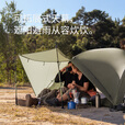 Naturehike挪客蒙加PRO徒步登山帐篷超轻1-2-3人双层抗风避雨拓展天幕大空间 1人/20D尼龙/橄榄绿