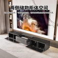 竹者&舜合联名款J8隐藏式激光影院电视柜升降电视一体柜适配88-120英寸 J8隐藏式智能柜【劳伦黑岩板】 240×46×42cm