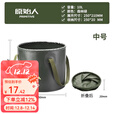 原始人（The Primitive） 户外折叠水桶便携水箱大容量储水桶旅行蓄水储水罐车载装水桶 森林绿/10L（双面防水）
