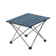 Naturehike挪客 便携式折叠桌 户外铝合金轻便野餐桌旅游野外烧烤野露营桌子 岩石黑