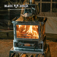黑固 BLACK SOLID2025新款小魔王户外柴火炉高热值露营帐篷取暖炉室内观火炉 小魔王 不锈钢（含280火立方）