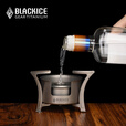 黑冰（BLACKICE） 户外野营炉具便携式钛可拆装酒精炉套装 Z7234G