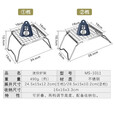 柯曼 不锈钢防风炉架烧烤架 大号野餐锅烤网支架 适配蜘蛛炉头架 迷你炉架【MS-1011】 现货
