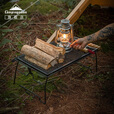 CAMPINGMOON柯曼折叠桌棱网桌户外野餐桌烧烤桌置物架科曼T-238 T-238-1T单层棱网多用桌