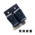 捷天下左轮枪套 战术左轮皮枪套弹夹套 转轮快拨套旋转装弹神器快拔枪套 10毫米左轮