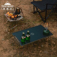 CAMPINGMOON柯曼折叠桌网桌科曼户外露营桌野餐桌多层置物架可拼接T-230 【黑色桌（2桌+1板+1包）】
