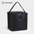 THOUS WINDS 千风户外气罐收纳包大容量防撞餐具炉具气罐露营自驾旅行收纳袋 气罐防撞收纳包L码 黑色