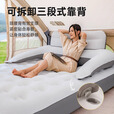 探险者（TAN XIAN ZHE） 户外气垫床充气床家用加大充气床垫加厚户外便携床 内置泵【三人】充气床+靠背