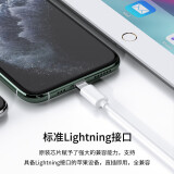恩科 苹果耳机Lightning扁头入耳式有线手机耳机适用iPhone6s/7/8plus/XS/Max/XR/11/12mini Pro iPad