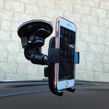 马龙 车载手机支架吸盘式前挡玻璃汽车手机架大货车挖掘机铲车装载车挖土机拖拉机收割机架子通用多功能 大吸盘支架加收纳盒