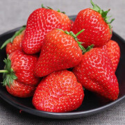 采缇 新鲜丹东草莓牛奶奶油草莓3斤*2件