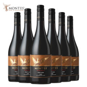 降价 智利进口！montes蒙特斯 家族珍藏系列 黑皮诺干红葡萄酒750ml*6支