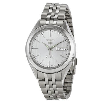 【京东商城】 全球购精工(seiko) 5 automatic silver 手表男款snkl15