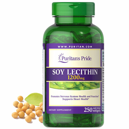 【美国进口】普丽普莱 大豆卵磷脂软胶囊250粒 中老年