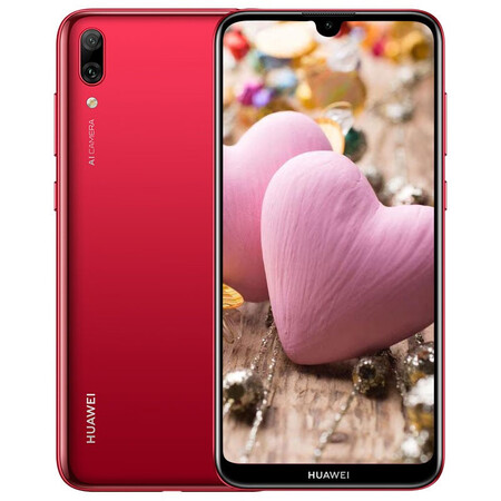 华为(huawei)畅享9 手机 珊瑚红 全网通(4 128)