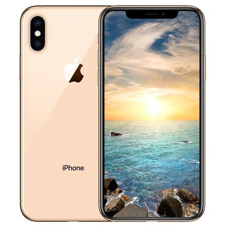 apple 苹果 iphone xs max 手机 双卡双待 金色 全网通 256g