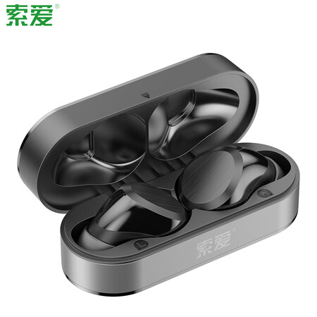 索爱(soaiy)新款t3蓝牙耳机双耳运动超长待机入耳式迷你一对无线蓝牙