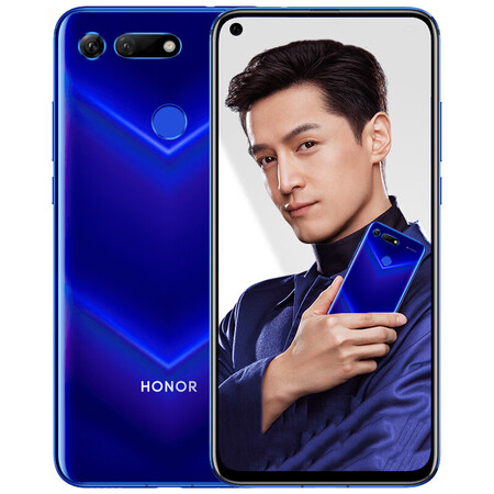 华为(huawei) 荣耀v20 手机v 魅海蓝 高配版-全网通(8 128g)