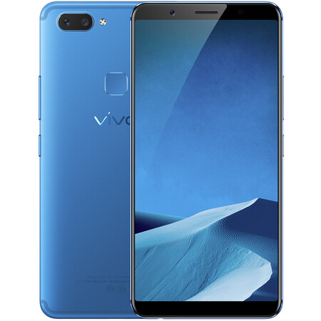 【套装版】vivo x20 全面屏双摄拍照手机 4gb 64gb vivo蓝 移动联通