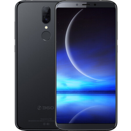 360手机 n6 pro 全面屏 极夜黑 全网(4g ram 64g rom)