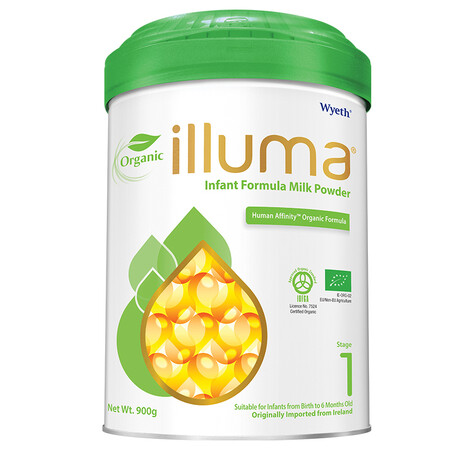 惠氏(wyeth) 港版启赋 orgainc illuma有机婴儿配方奶粉 1段(0-6月)