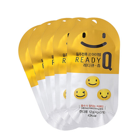 【官方授权】【正品认证】韩国进口解酒药readyq笑脸解酒糖芒果味护肝