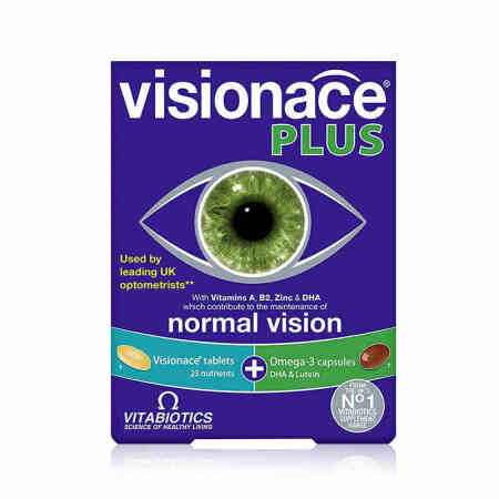 薇塔 Vitabiotics Visionace护眼复合维生素片保护视力防疲劳56粒一盒装 图片价格品牌报价 京东