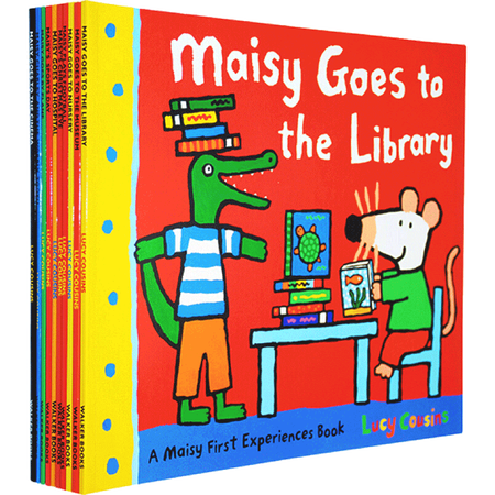 廖彩杏书单 maisy first experience 小鼠波波10册套装 英文原版绘本
