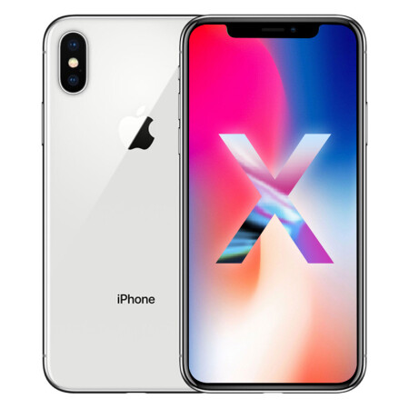 二手95新  官方在保 apple iphone x 苹果x 国行全网通 银色 256