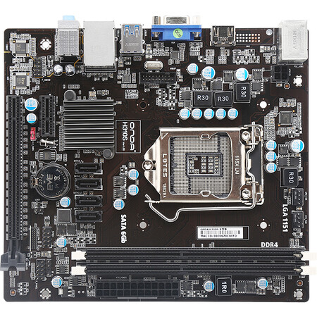 昂达(onda)h310s全固版 支持八代处理器 平民优选 (intel h310/lga