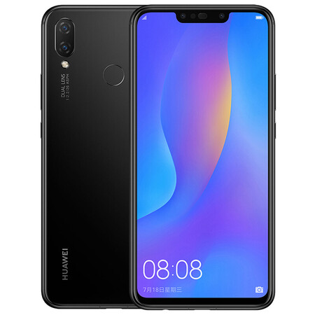 华为(huawei) 华为nova3i 手机全面屏ai美颜 亮黑色 6g 64g 高配版