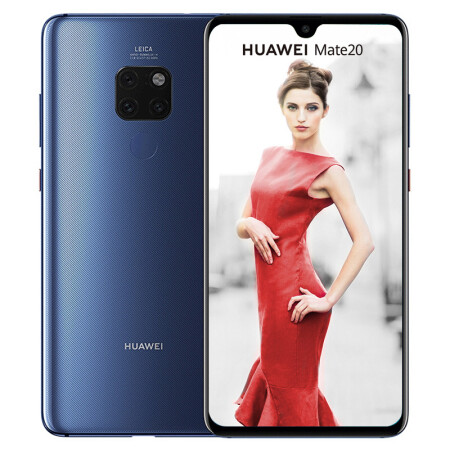 华为huawei华为mate20手机宝石蓝全网通6g128g6期免息0首付