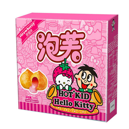 旺旺 泡芙 西式甜点 草莓 膨化办公休闲零食