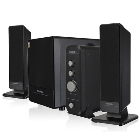 麦博(microlab)梵高系列fc570 独立功放 2.1多媒体有源音箱 音响 黑色