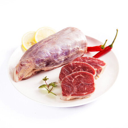 熊氏牧场 新西兰金钱腱腱子心 900g/袋 草饲牛肉 整肉原切