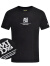 马克爵迪斯（Marc jedoss）夏季上新男士LOGO刺绣烫印短袖T恤002 黑色 48