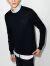 Polo Ralph Lauren拉夫劳伦男士圆领徽标针织衫710684957001深蓝色 S