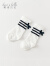 戴维贝拉（DAVE＆BELLA）婴儿袜女童袜子儿童宝宝弹力袜小童中筒袜春季新款幼儿童袜 白色 12-14（建议脚长12-14cm左右）