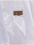 皮尔卡丹抽绳系带长袖白色棉衬衫女文艺范宽松中长款衬衣2022秋季百搭上衣 白色 S 建议80-100斤