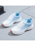 鸿思麟伊（HONGSILINYI）新款网鞋2023夏季厚底增高飞织鞋运动学生镂空百搭鞋 白色 35