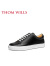 THOM WILLS男士板鞋夏季低帮真皮舒适休闲透气百搭休闲鞋潮 黑色G141-1(标配两双鞋带) 5.5/37码