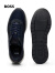 BOSS【礼物】男士2024夏季新款皮革混合材质运动鞋 401-深蓝色 EU:43