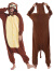 舒裟万圣节COS卡通动物演出灰狼红犀牛火龙长尾猴子连体表演服装 狮子王 S码适合148158身高