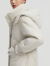 波司登（BOSIDENG）羽绒服女中长款可时尚休闲经典女装莫兰迪色系外套B00145252F 燕麦色7185 180/100A